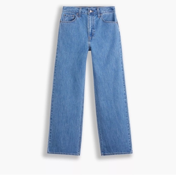Levi’s High Waisted Straight Jean Women’s 28 Blue - Picture 3 of 10